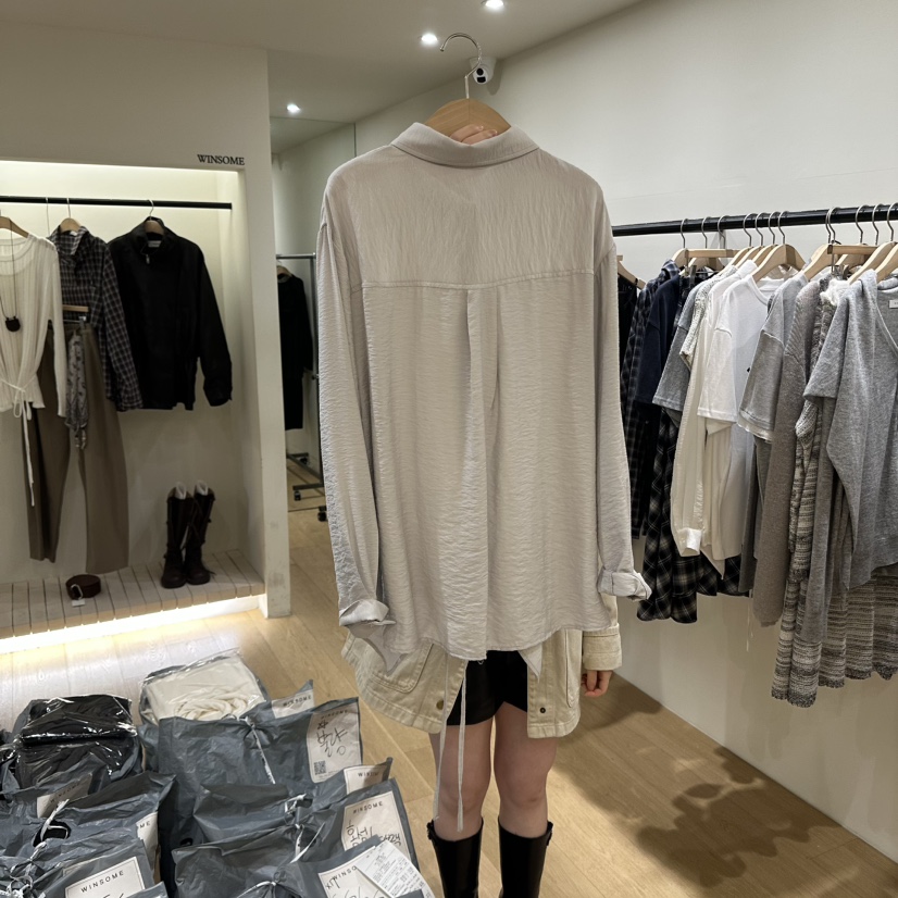 WINSOME東大門㊣實拍女士新品推薦熱賣25秋冬真品襯衫蕾絲衫WINSOME襯衫/蕾絲衫