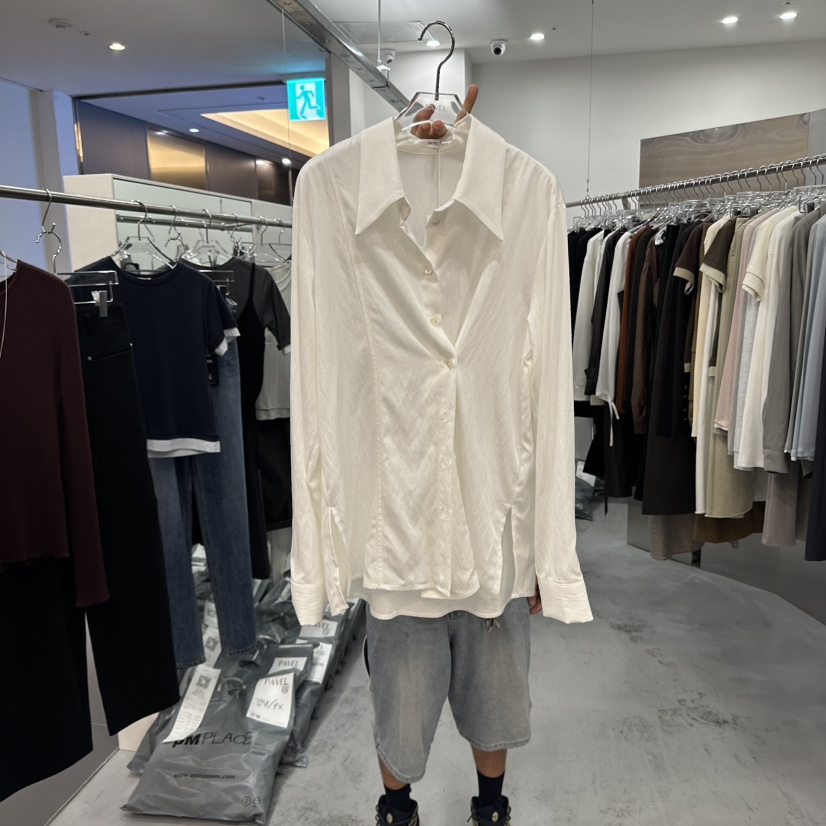 PAVEL東大門㊣實拍女士新品休閑推薦時尚職業真品襯衫蕾絲衫PAVEL襯衫/蕾絲衫