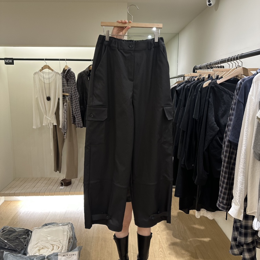 WINSOME韓國代購㊣女裝新品職業25秋冬推薦人氣熱賣時尚休閑褲WINSOME休閑褲圖色2