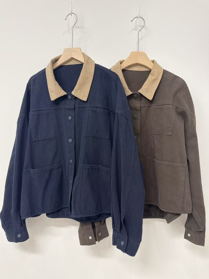 LULULALLA東大門㊣代購女裝新品推薦職業真品人氣25秋冬夾克復古LULULALLA夾克