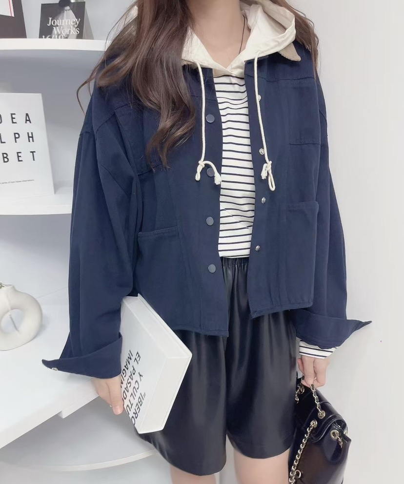 LULULALLA東大門㊣代購女裝新品推薦職業真品人氣25秋冬夾克復古LULULALLA夾克圖色2