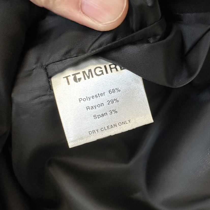 TOMGIRL韓國直郵㊣女士新品職業推薦真品25秋冬時尚長款風衣TOMGIRL長款風衣