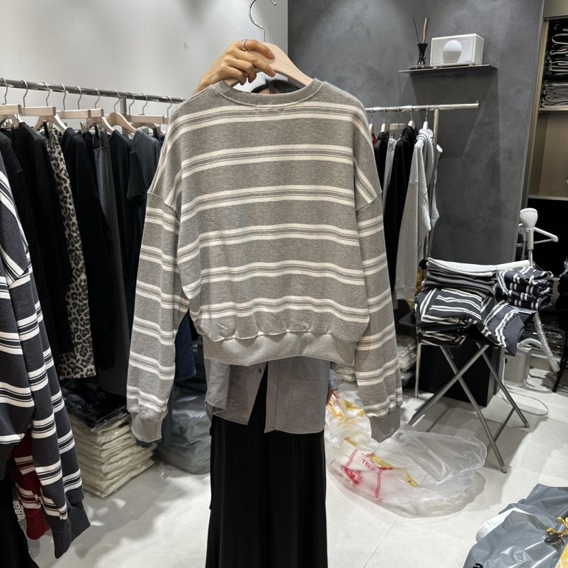 OPEN韓國直郵㊣女裝新品真品熱賣25秋冬時尚職業推薦針織衫OPEN針織衫