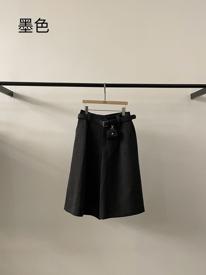 2DA/DARIMI-P東大門㊣代購女士新品25秋冬推薦短褲不含腰帶2DA/DARIMI-P短褲