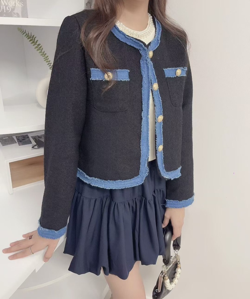 LULULALLA韓國代購㊣女裝新款熱賣25秋冬職業休閑人氣時尚夾克LULULALLA夾克
