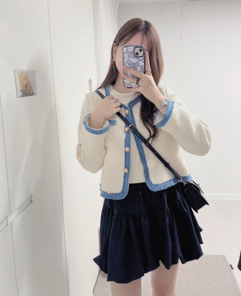 LULULALLA韓國代購㊣女裝新款熱賣25秋冬職業休閑人氣時尚夾克LULULALLA夾克圖色2