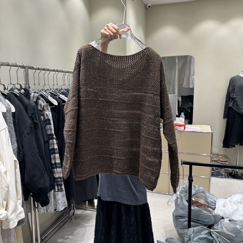 PRIMA LUCE東大門㊣直郵女裝新品推薦25秋冬職業人氣針織衫CHARLOTTE針織衫
