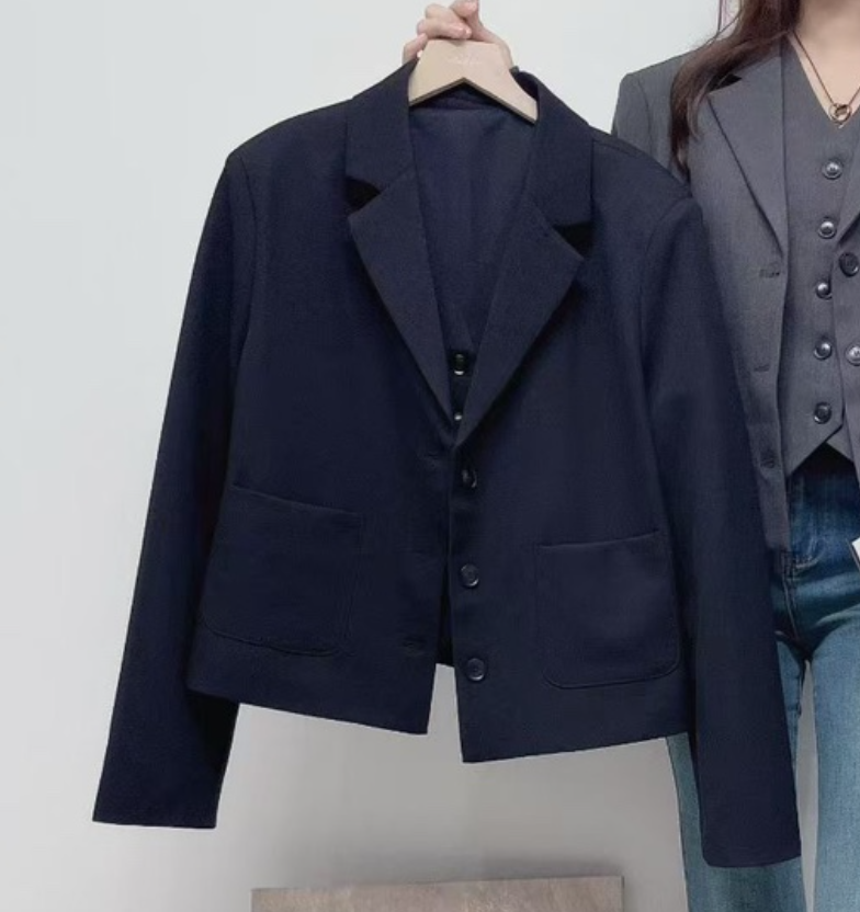 LULULALLA東大門㊣直郵女裝新款時尚25秋冬休閑熱賣套裝套裝LULULALLA套裝圖色2