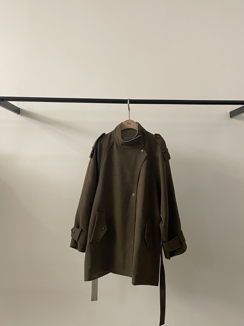 2DA/DARIMI-P韓國直郵㊣女士新品人氣25秋冬熱賣夾克含腰帶2DA/DARIMI-P夾克圖色2