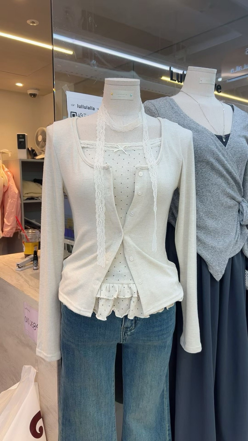 LULULALLA東大門㊣直郵女裝新品休閑25秋冬時尚熱賣真品套裝LULULALLA套裝