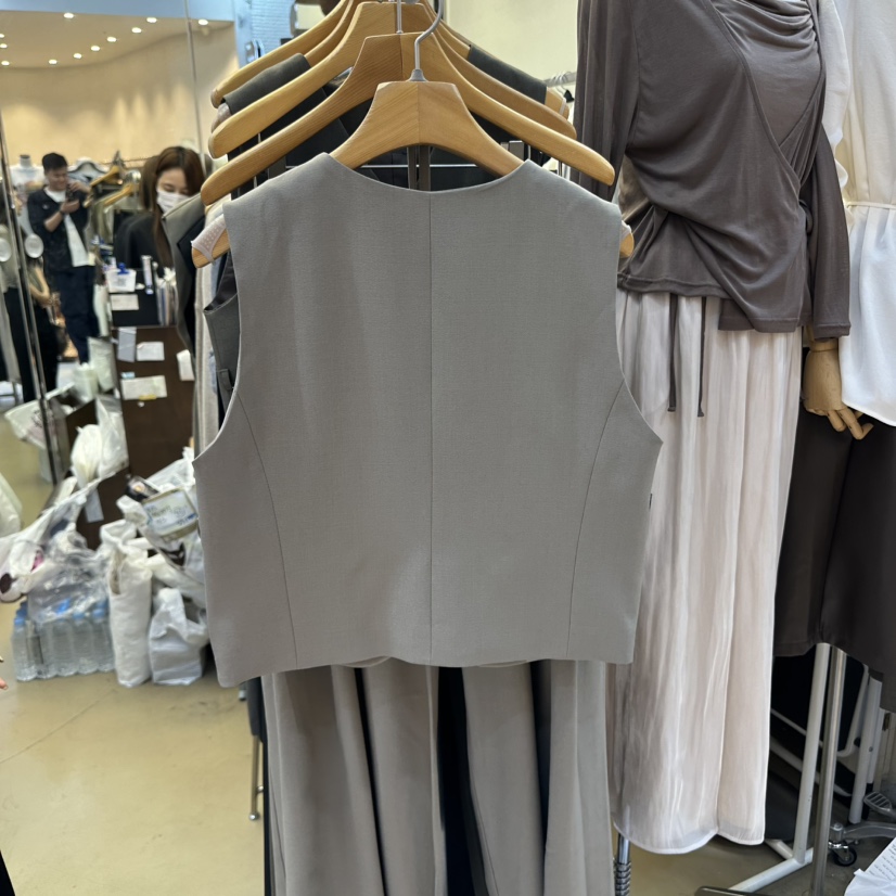 SANS東大門㊣代購女士新品25秋冬熱賣時尚人氣真品休閑馬甲SANS馬甲
