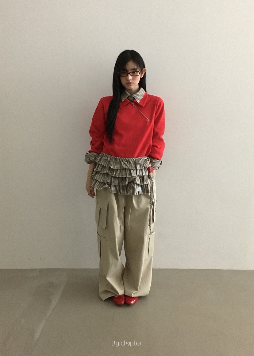 BY CHAPTER東大門㊣實拍女士新品25秋冬職業時尚推薦熱賣衛衣Chapter衛衣