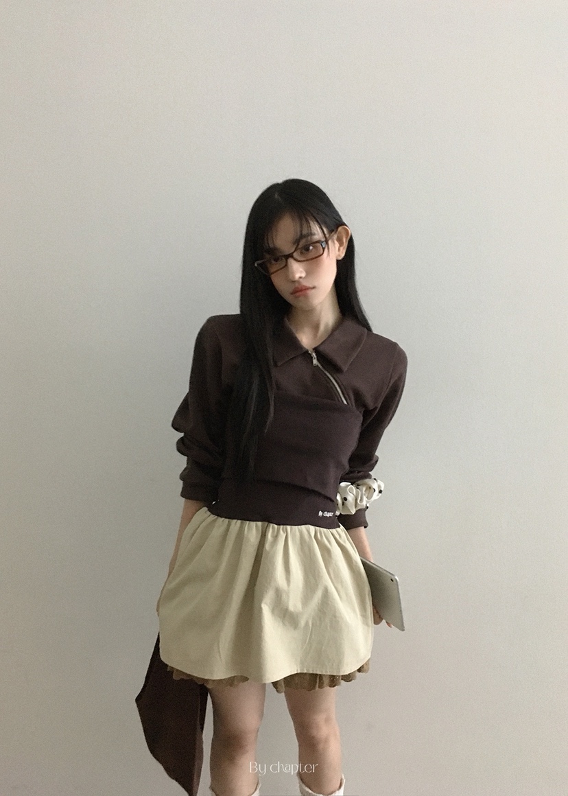 BY CHAPTER東大門㊣實拍女士新品25秋冬職業時尚推薦熱賣衛衣Chapter衛衣