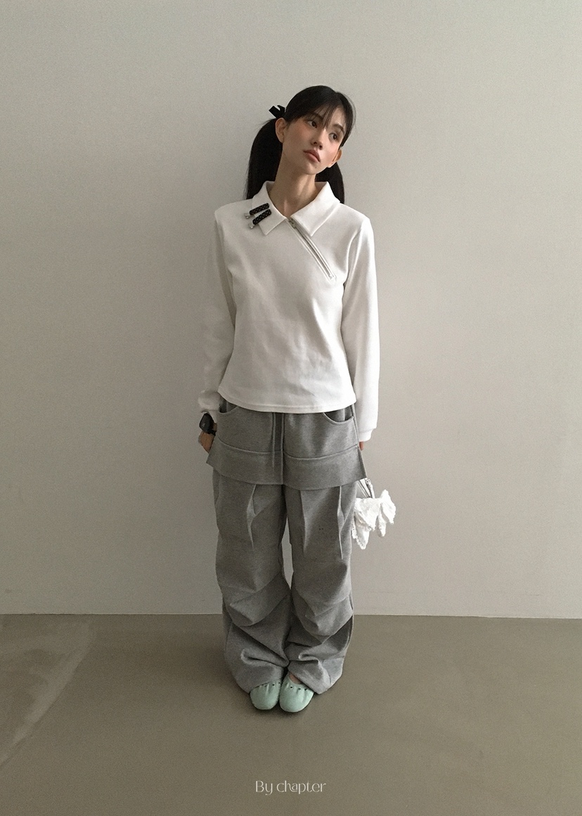 BY CHAPTER東大門㊣實拍女士新品25秋冬職業時尚推薦熱賣衛衣Chapter衛衣