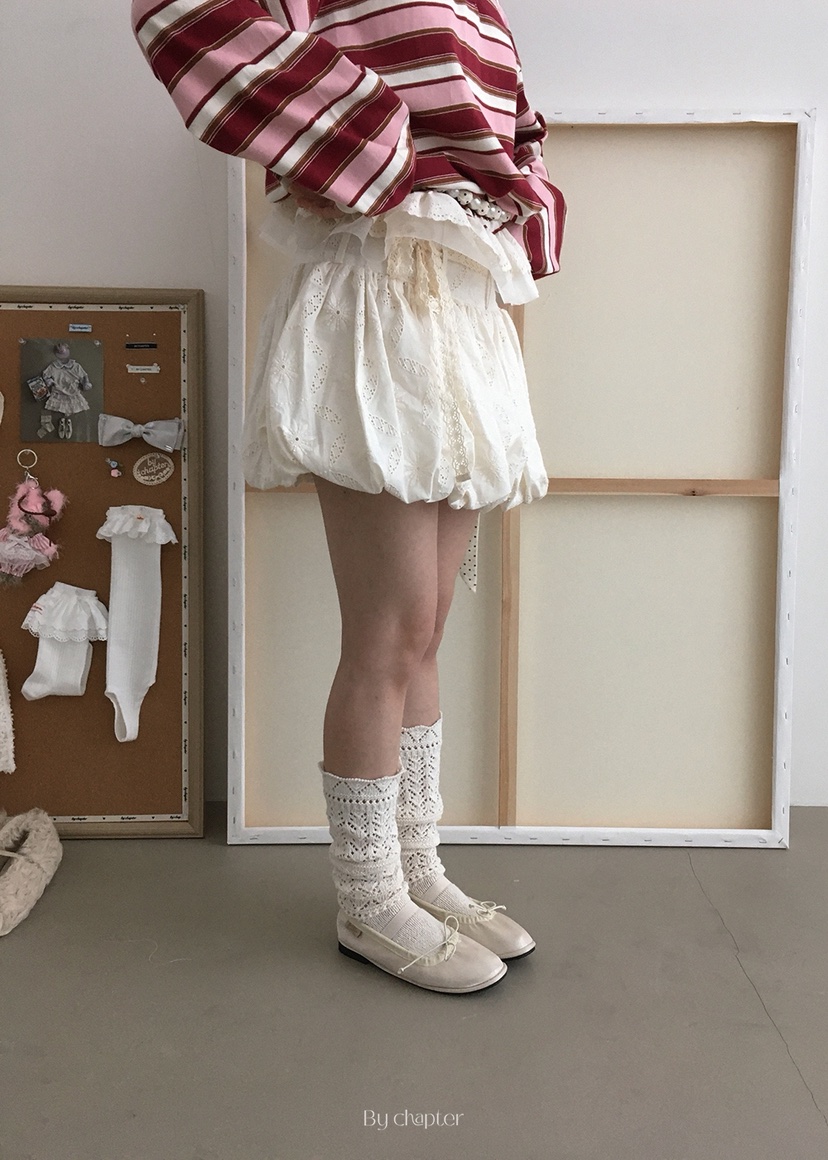 BY CHAPTER東大門㊣直郵女士新品時尚推薦熱賣裙褲含腰繩雙面Chapter裙褲