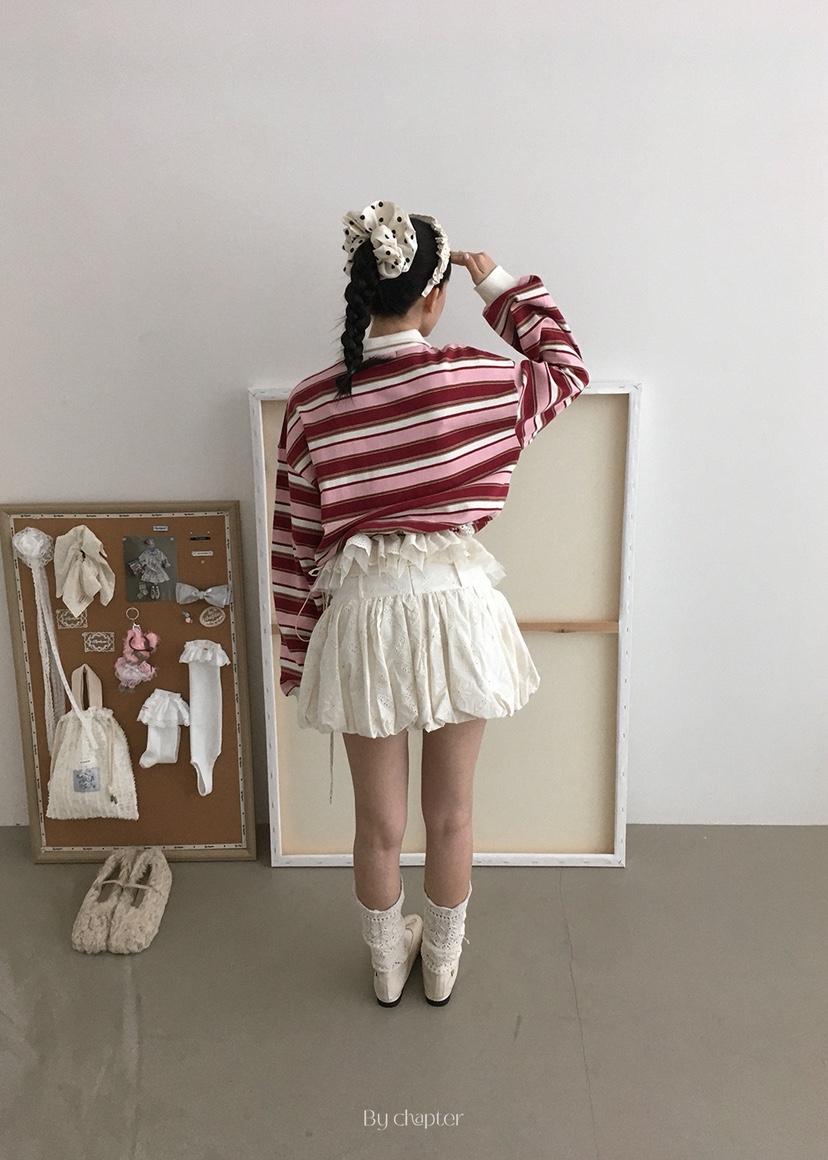 BY CHAPTER東大門㊣直郵女士新品時尚推薦熱賣裙褲含腰繩雙面Chapter裙褲