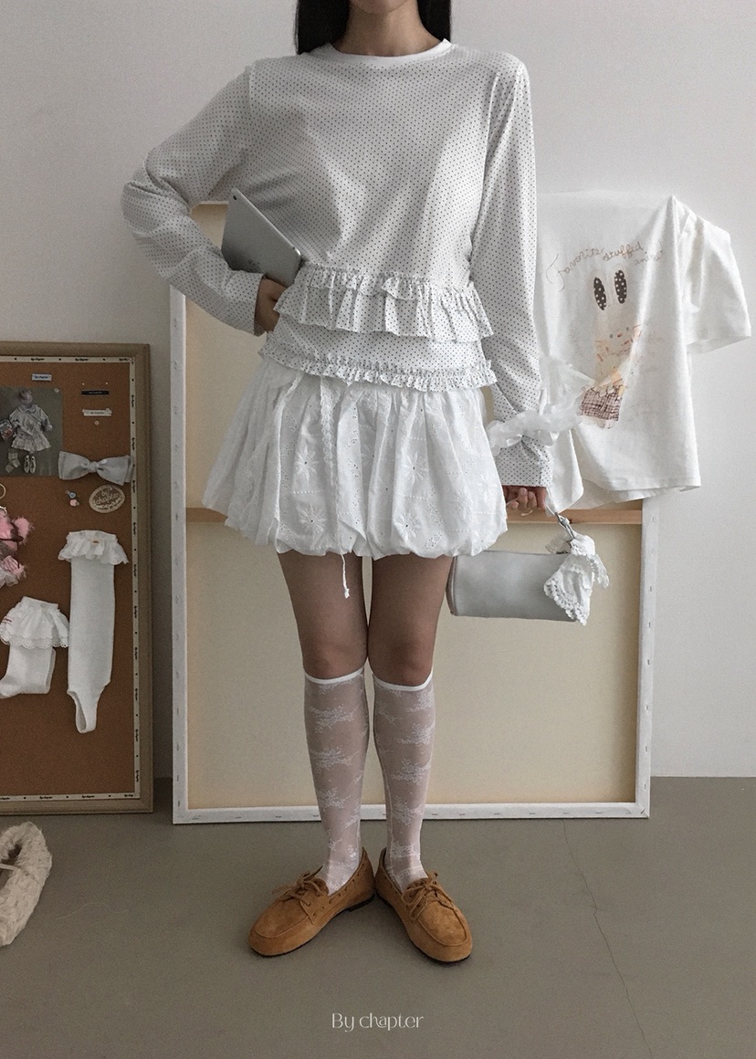 BY CHAPTER韓國代購㊣女裝新品25秋冬休閑職業時尚長袖T恤Chapter長袖T恤