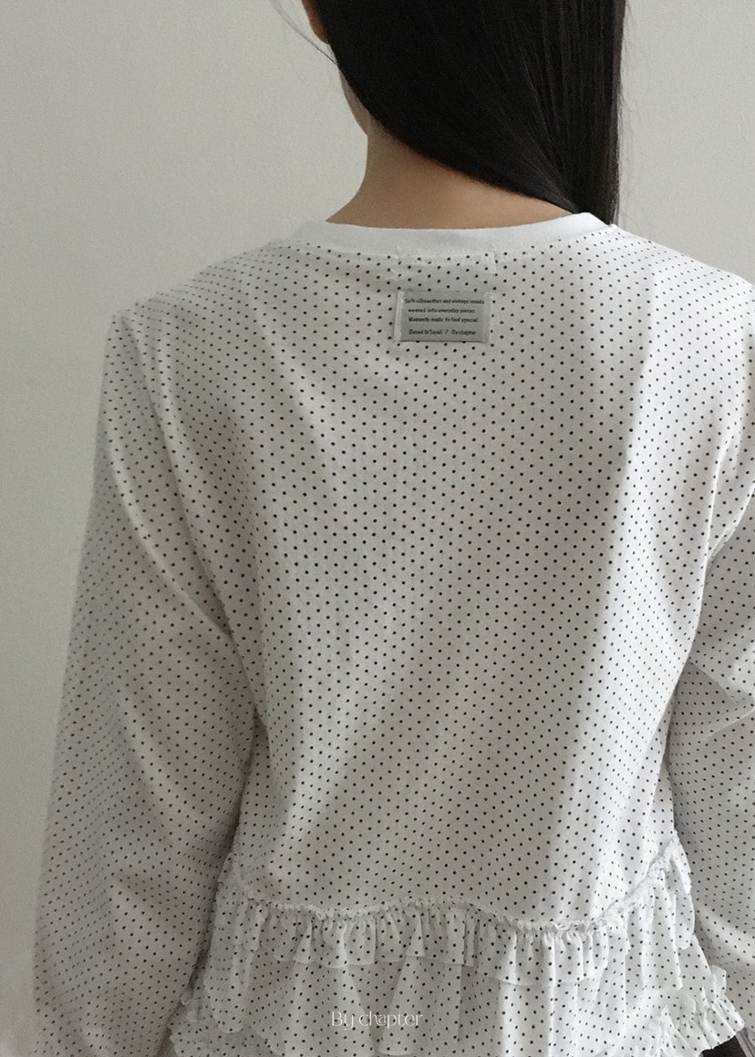 BY CHAPTER韓國代購㊣女裝新品25秋冬休閑職業時尚長袖T恤Chapter長袖T恤