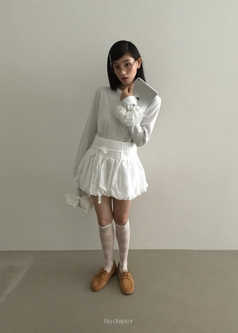 BY CHAPTER韓國代購㊣女裝新品25秋冬休閑職業時尚長袖T恤Chapter長袖T恤