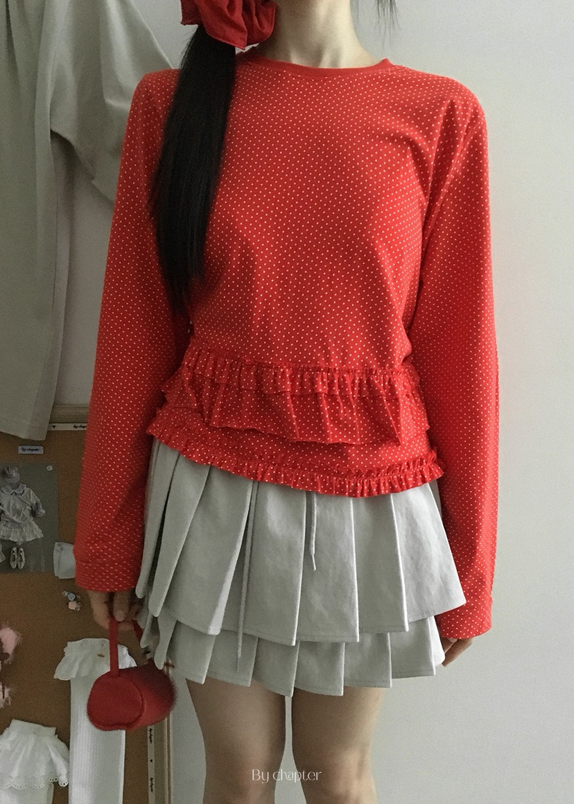 BY CHAPTER韓國代購㊣女裝新品25秋冬休閑職業時尚長袖T恤Chapter長袖T恤