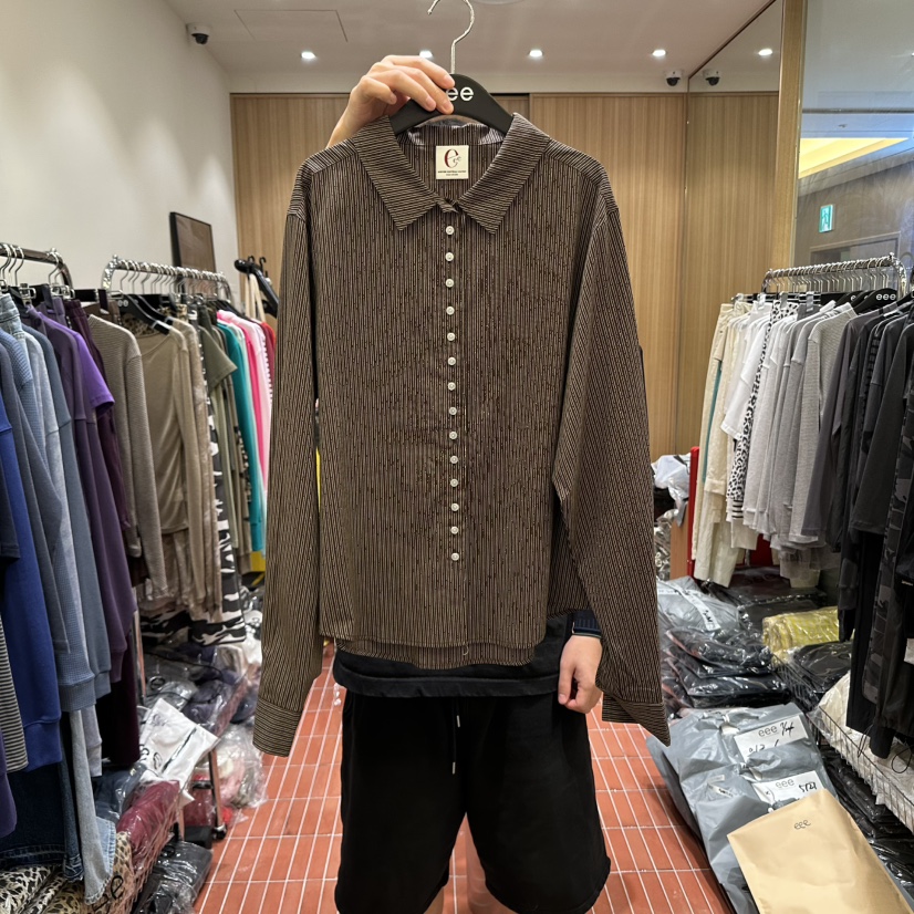 E/E/E韓國代購㊣女士新款職業推薦人氣真品熱賣襯衫蕾絲衫E/E/E襯衫/蕾絲衫