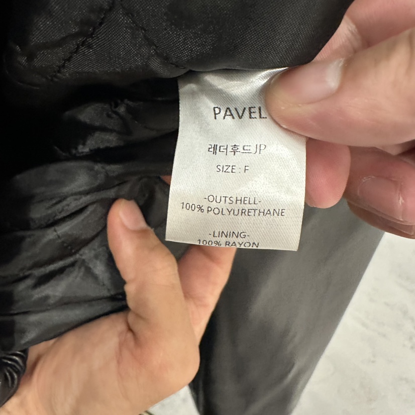 PAVEL東大門㊣代購女裝新品職業推薦熱賣25秋冬時尚人氣皮衣PAVEL皮衣