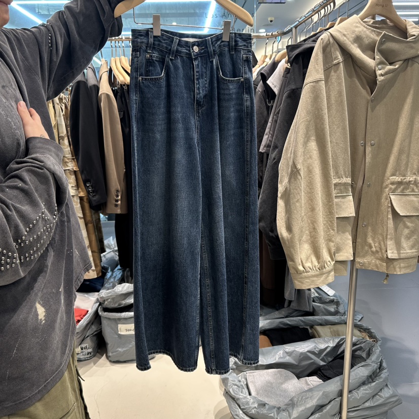 HONG.U東大門㊣直郵女裝新品人氣職業休閑時尚真品25秋冬牛仔褲HONG.U牛仔褲