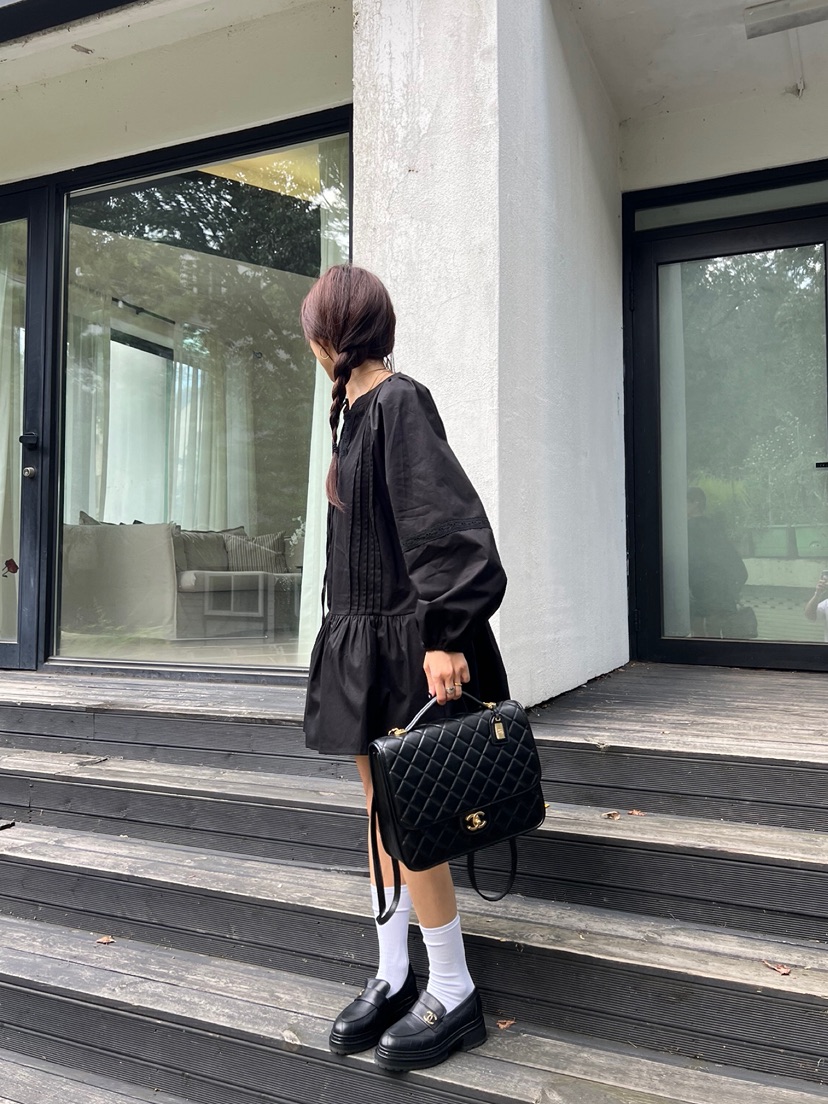 SOLAR東大門㊣代購女裝新品休閑推薦人氣職業真品25秋冬連衣裙SOLAR連衣裙