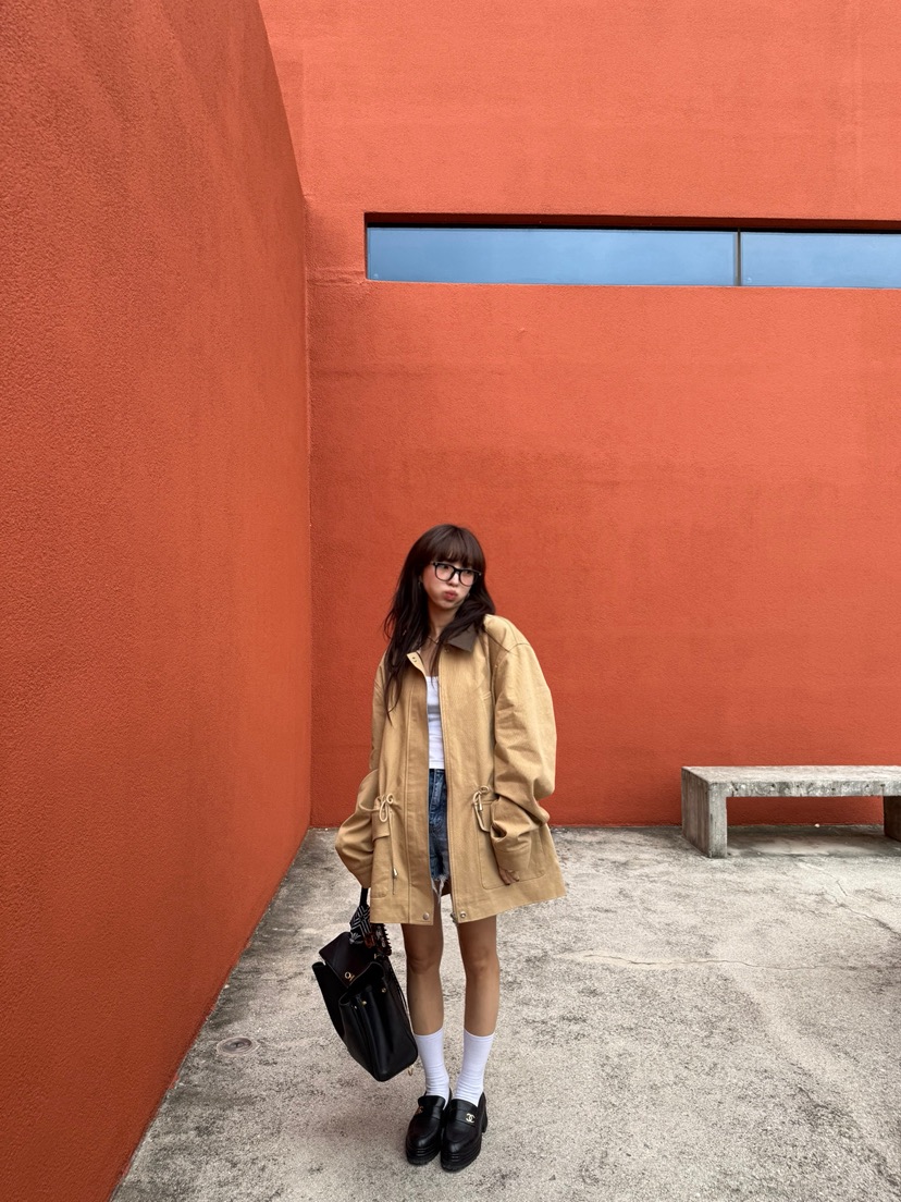 SOLAR韓國代購㊣女裝新品推薦休閑熱賣真品職業25秋冬時尚夾克SOLAR夾克