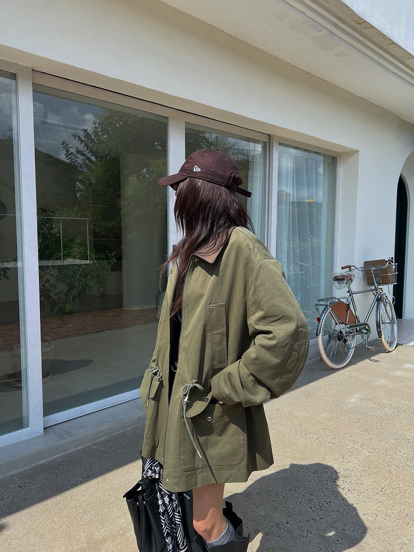 SOLAR韓國代購㊣女裝新品推薦休閑熱賣真品職業25秋冬時尚夾克SOLAR夾克