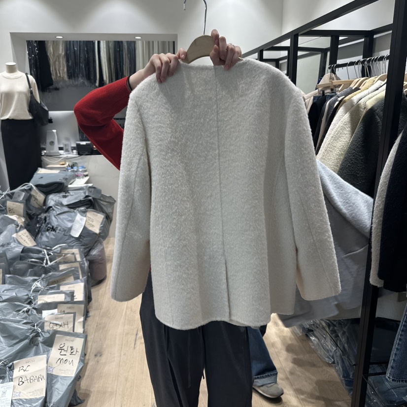 BRUNI/RICOTTA東大門㊣直郵女士新品熱賣真品人氣短款大衣BRUNI/RICOTTA短款大衣