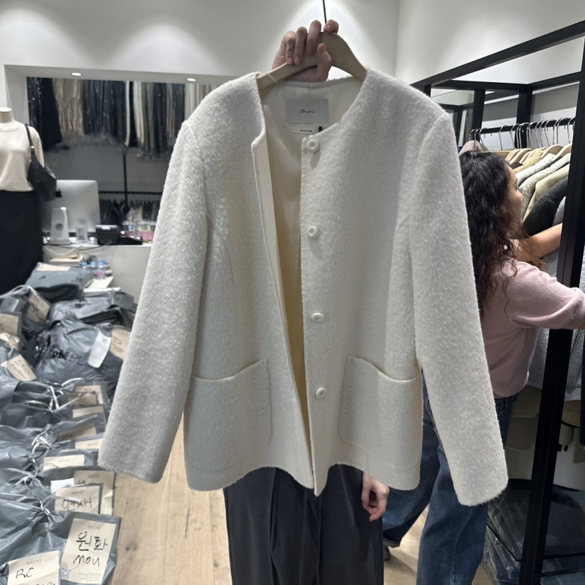 BRUNI/RICOTTA東大門㊣直郵女士新品熱賣真品人氣短款大衣BRUNI/RICOTTA短款大衣
