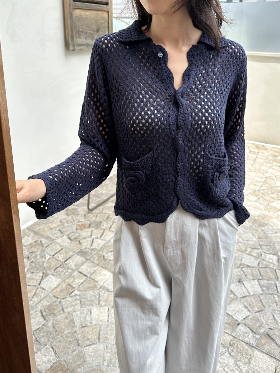 CLASSY-O東大門㊣代購女裝新款時尚25秋冬休閑針織衫口袋開衫CLASSY-O針織衫