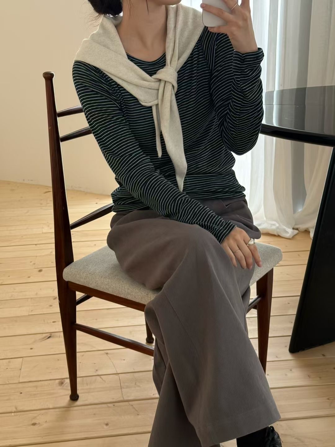 AMYGRACE東大門㊣代購女裝新品人氣休閑真品職業時尚圍巾披肩AMYGRACE圍巾/披肩