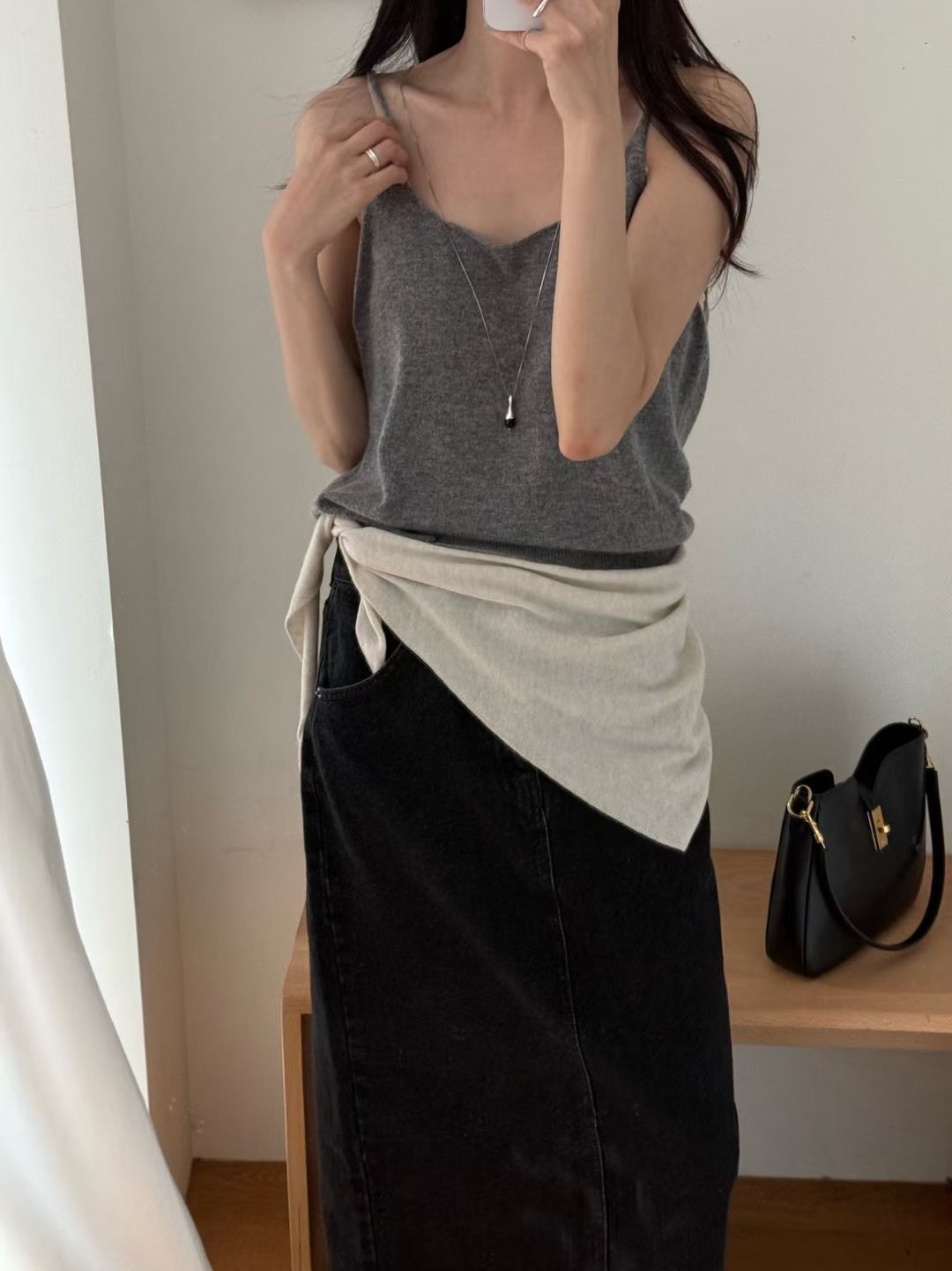 AMYGRACE東大門㊣實拍女士新款休閑熱賣真品吊帶背心不含內搭AMYGRACE吊帶/背心