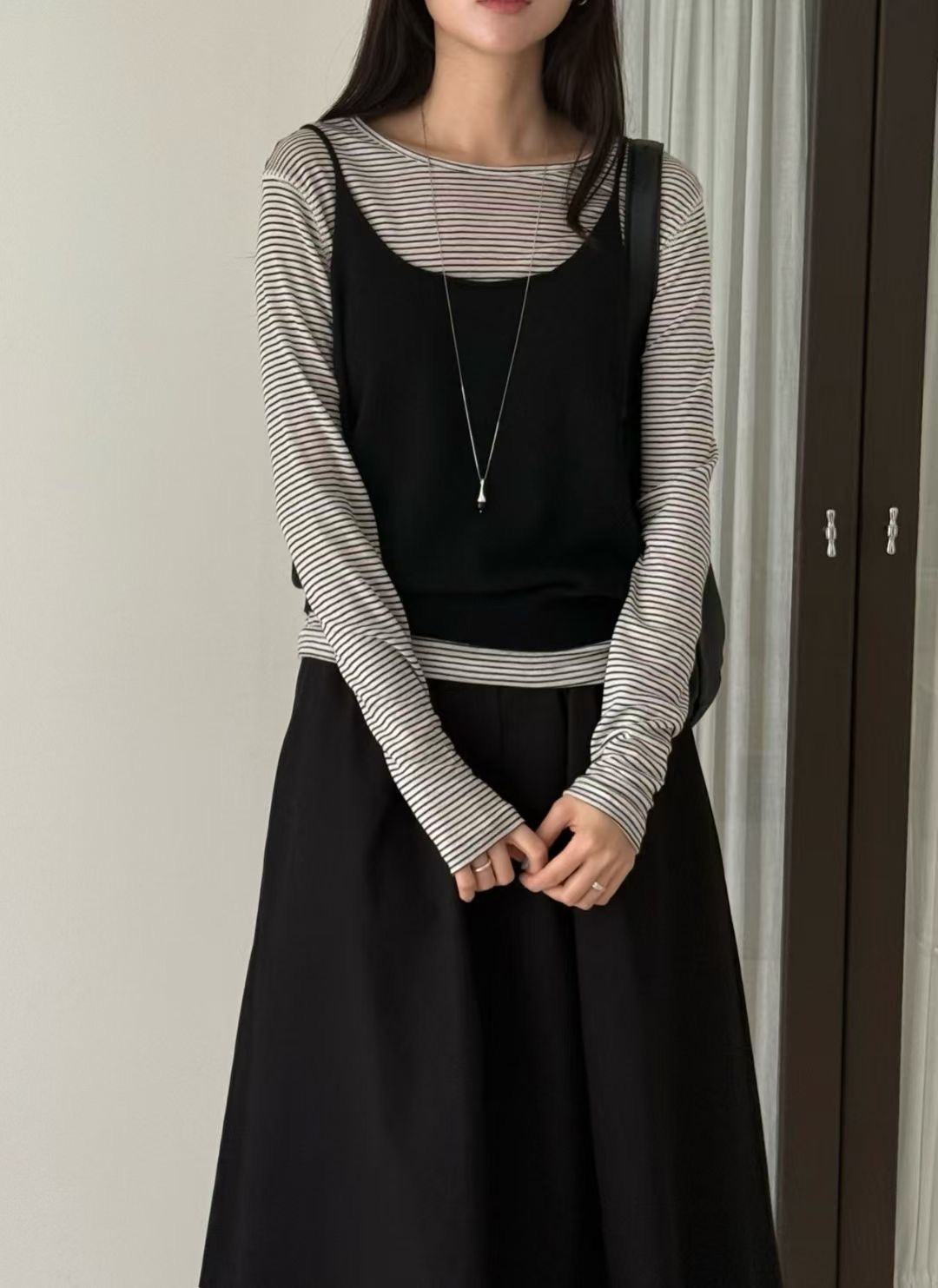 AMYGRACE東大門㊣實拍女士新款休閑熱賣真品吊帶背心不含內搭AMYGRACE吊帶/背心圖色3