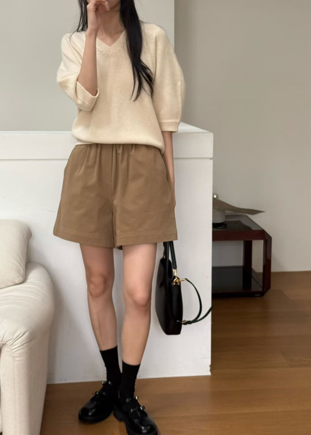AMYGRACE韓國代購㊣女士新品真品職業人氣休閑推薦熱賣短褲AMYGRACE短褲