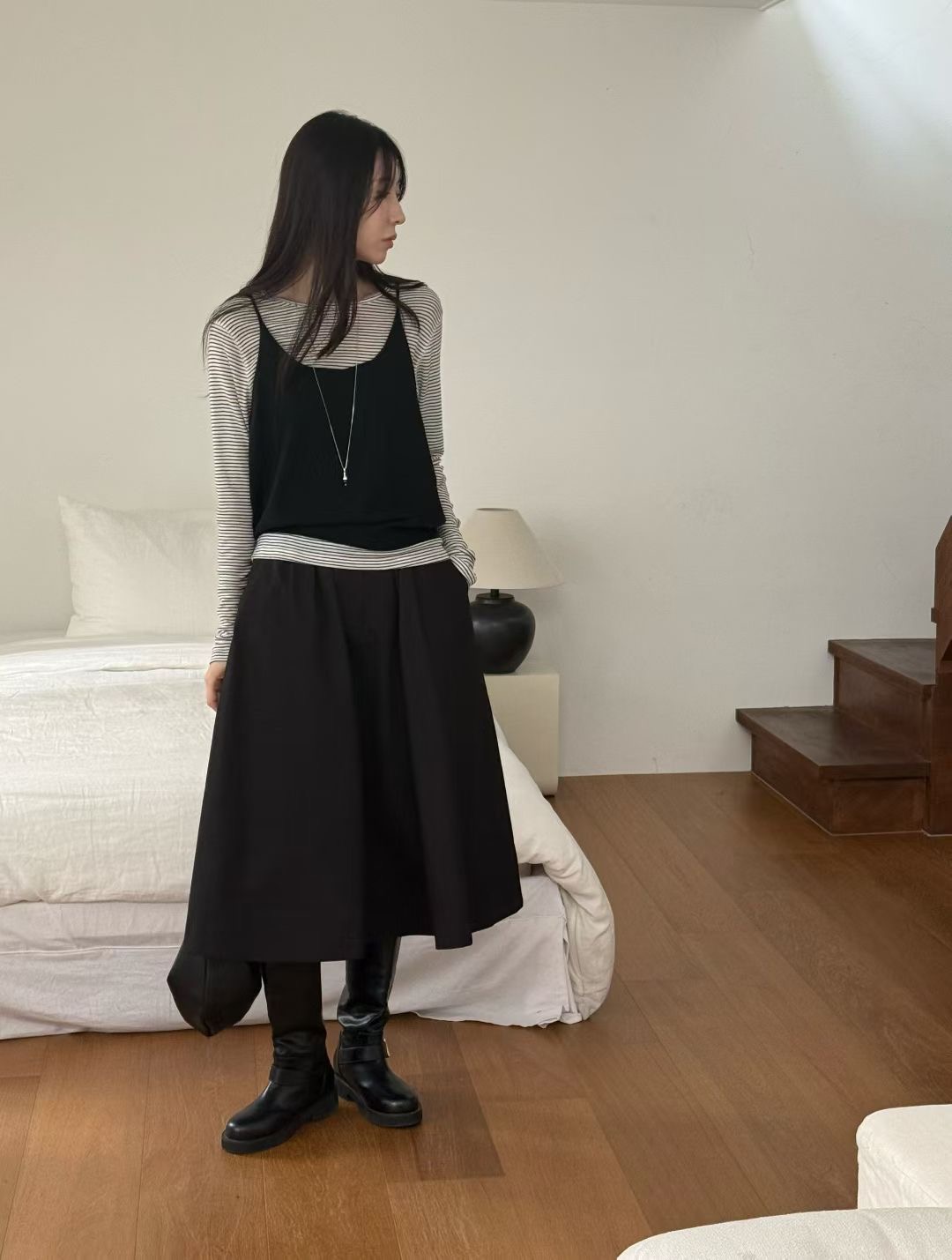 AMYGRACE東大門㊣代購女士新品熱賣職業人氣休閑推薦真品長裙AMYGRACE長裙