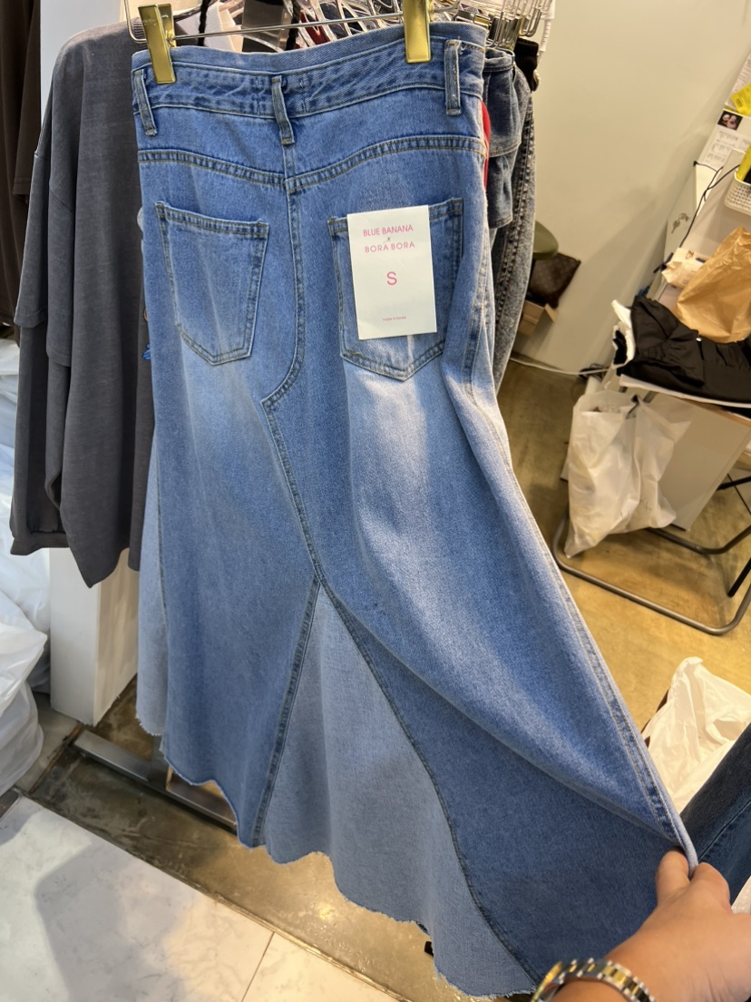 BLUE BANANA韓國直郵㊣女士新款推薦人氣熱賣真品休閑長裙BLUE BANANA長裙
