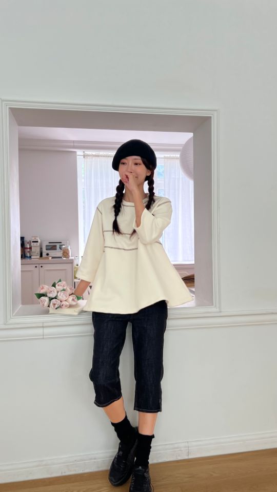 HEY/TO SEWING韓國代購㊣女士新款真品熱賣人氣時尚推薦衛衣BY HEY/TO SEWING衛衣