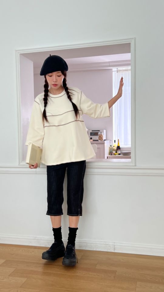 HEY/TO SEWING韓國代購㊣女士新款真品熱賣人氣時尚推薦衛衣BY HEY/TO SEWING衛衣
