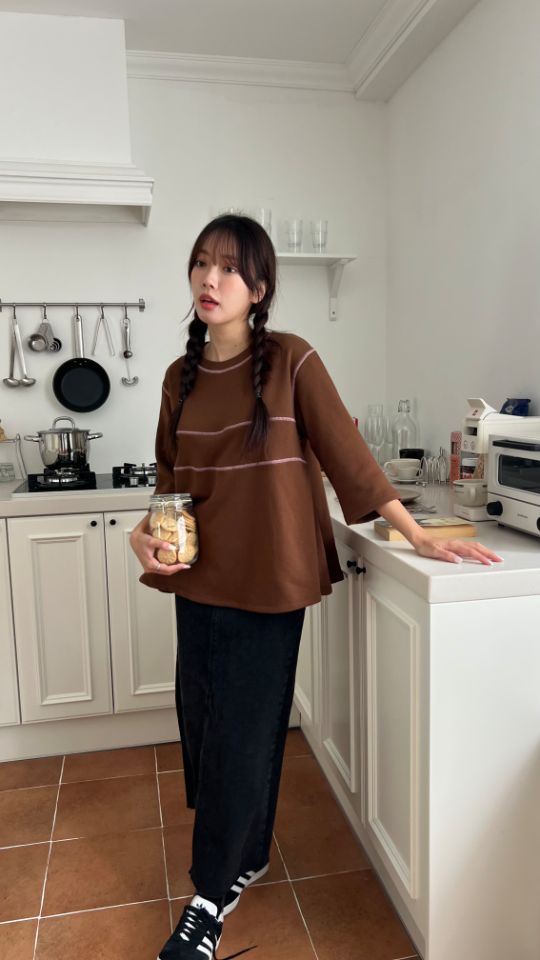 HEY/TO SEWING韓國代購㊣女士新款真品熱賣人氣時尚推薦衛衣BY HEY/TO SEWING衛衣