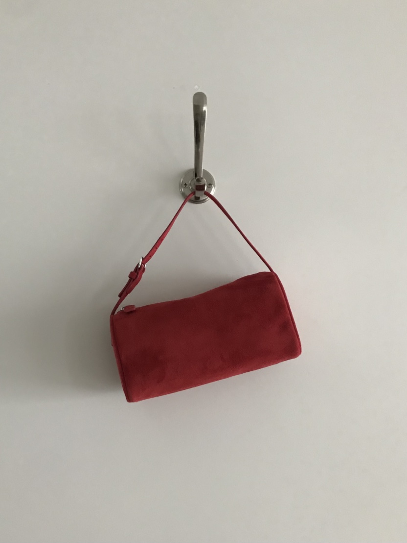 VAARA韓國代購㊣女裝新品25秋冬推薦手拿包腋下包絨面革羊皮VAARA手拿包/腋下包