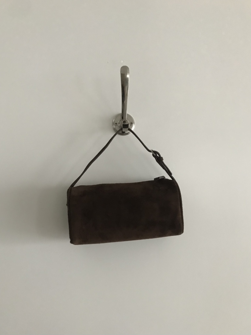 VAARA韓國代購㊣女裝新品25秋冬推薦手拿包腋下包絨面革羊皮VAARA手拿包/腋下包圖色2