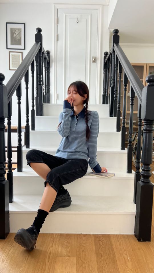 HEY/TO SEWING東大門㊣實拍女士新品真品熱賣職業長袖T恤BY HEY/TO SEWING長袖T恤