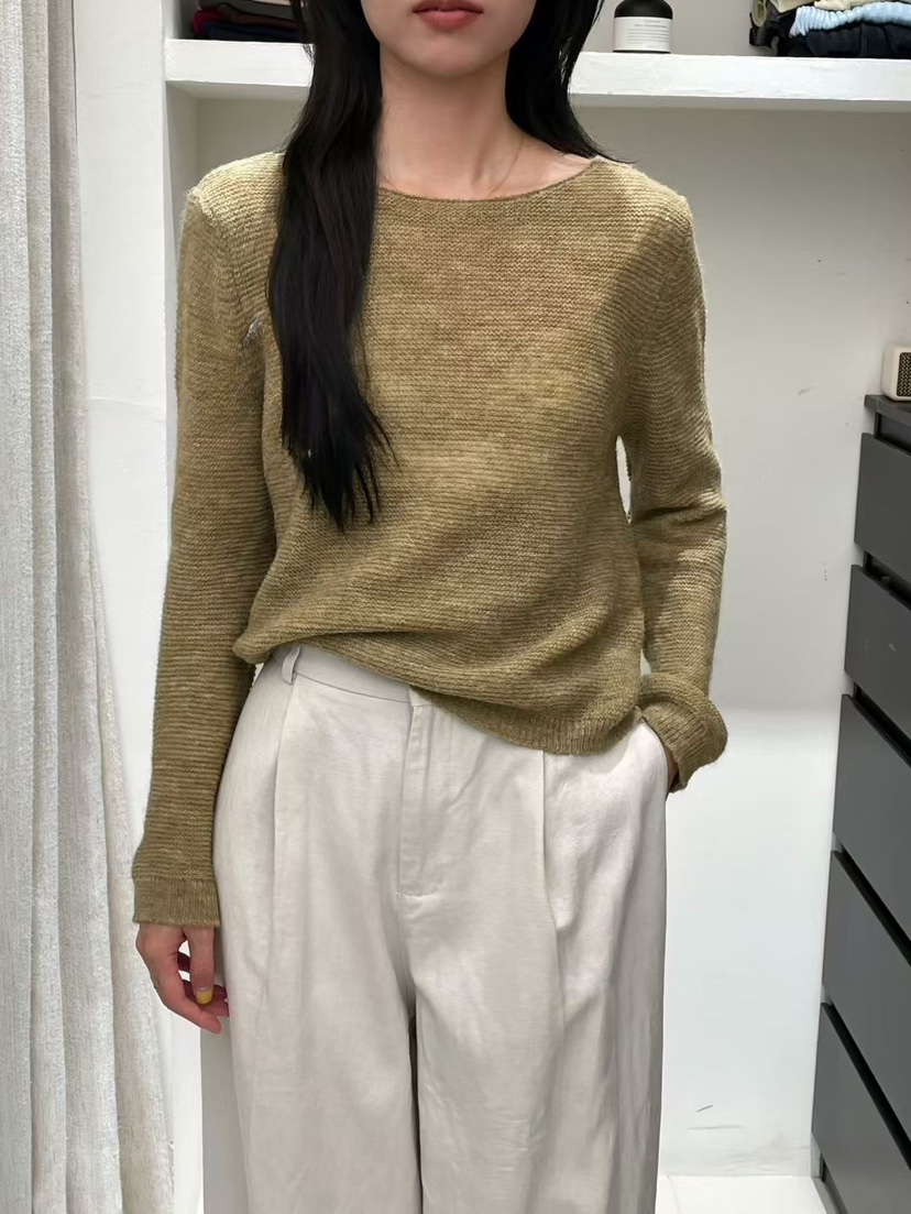 OLA韓國直郵㊣女裝新品職業人氣推薦時尚休閑真品25秋冬針織衫mellor/OLA針織衫