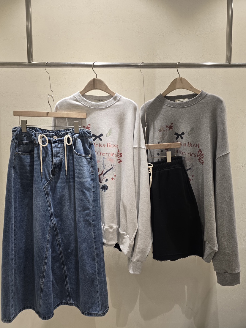 LIKEVAM韓國直郵㊣女士新款時尚休閑推薦25秋冬熱賣真品衛衣LIKEVAM衛衣