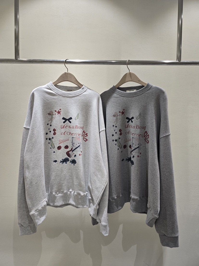 LIKEVAM韓國直郵㊣女士新款時尚休閑推薦25秋冬熱賣真品衛衣LIKEVAM衛衣