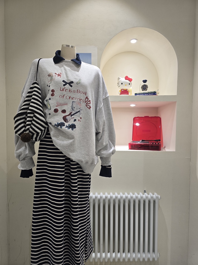 LIKEVAM韓國直郵㊣女士新款時尚休閑推薦25秋冬熱賣真品衛衣LIKEVAM衛衣