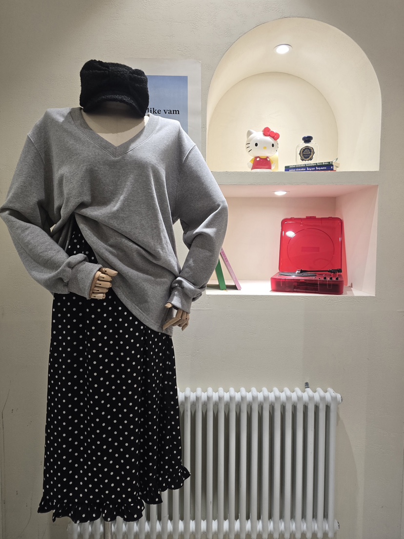 LIKEVAM東大門㊣代購女裝新款職業25秋冬人氣真品衛衣不含內搭LIKEVAM衛衣圖色2